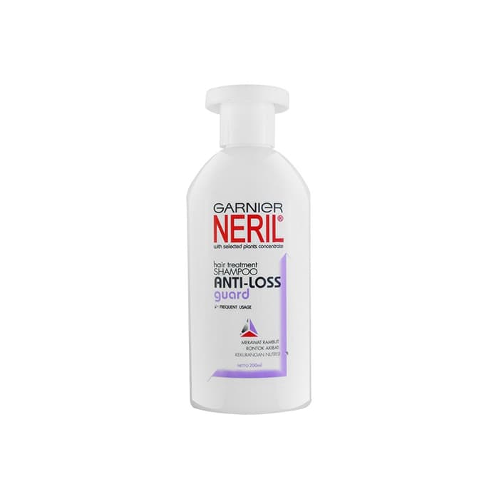 Shampo untuk rambut rontok Garnier Neril Anti Loss Guard.